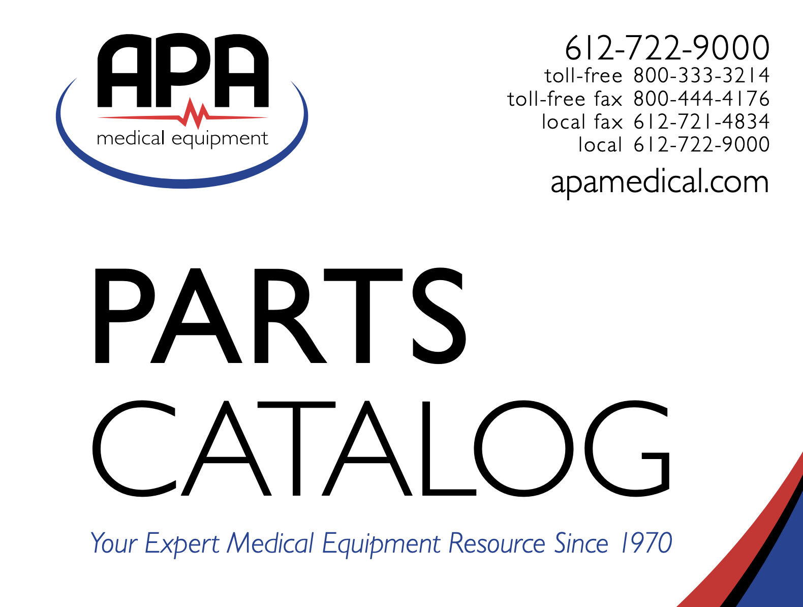apa medical parts catalog