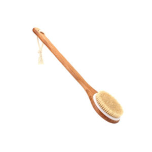 Bath Brush Long Wooden Handle, 16"