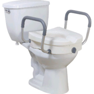 Toilet Seat Riser With Offset Handles